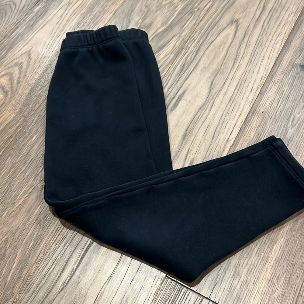 Gap Kids Medium (8) Black Leggings (fleece inside)